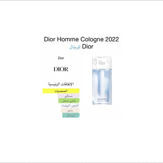 Dior homme colone 2022